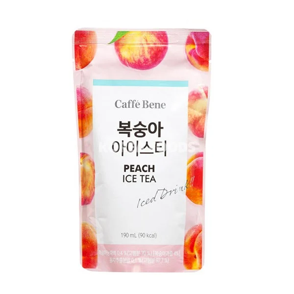 PEACH ICED TEA POUCH DRINK 190ML