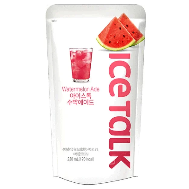 ICETALK WATERMELON ADE ICED POUCH DRINK 230ML