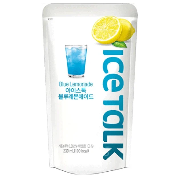 ICETALK BLUE LEMONADE ICED POUCH DRINK 230ML