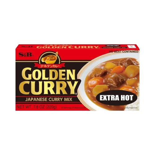 GOLDEN CURRY EXTRA HOT 220GM