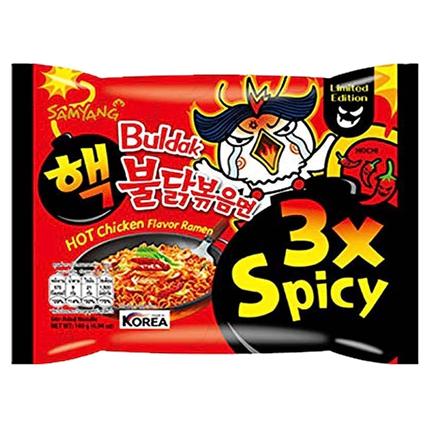 BULDAK 3X SPICY CHICKEN RAMEN 140GM