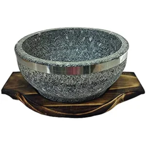 STONE BOWL SET FOR BIBIMBAP 20 CM 1 SET