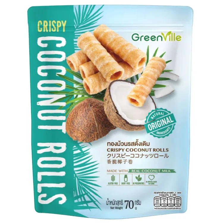 CRISPY COCONUT ROLL ORIGINAL 70GM