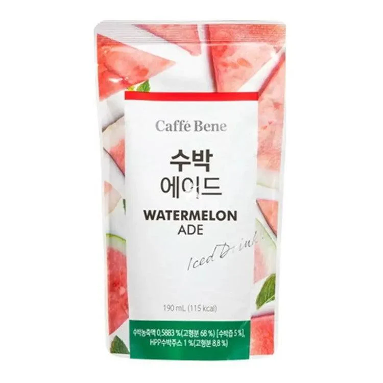 WATERMELON ADE ICED POUCH DRINK 190ML