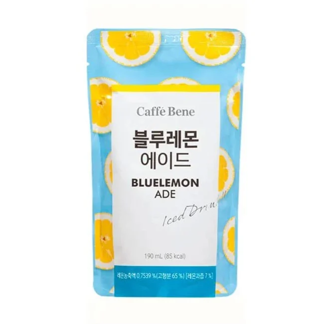 BLUE LEMONADE ICED POUCH DRINK 190ML