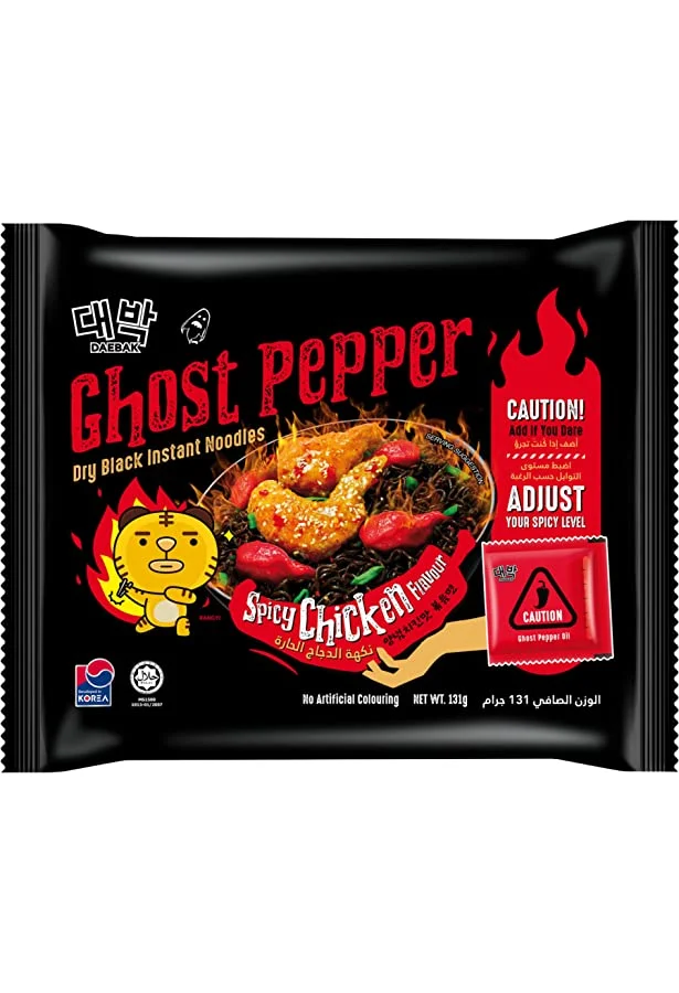 DAEBAK GHOST PEPPER SPICY CHICKEN RAMEN 131GM