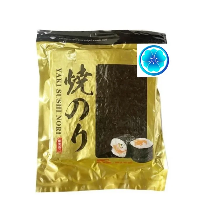 SUSHI NORI GOLD HALF CUT (SEAWEED SHEETS) 50SHEET