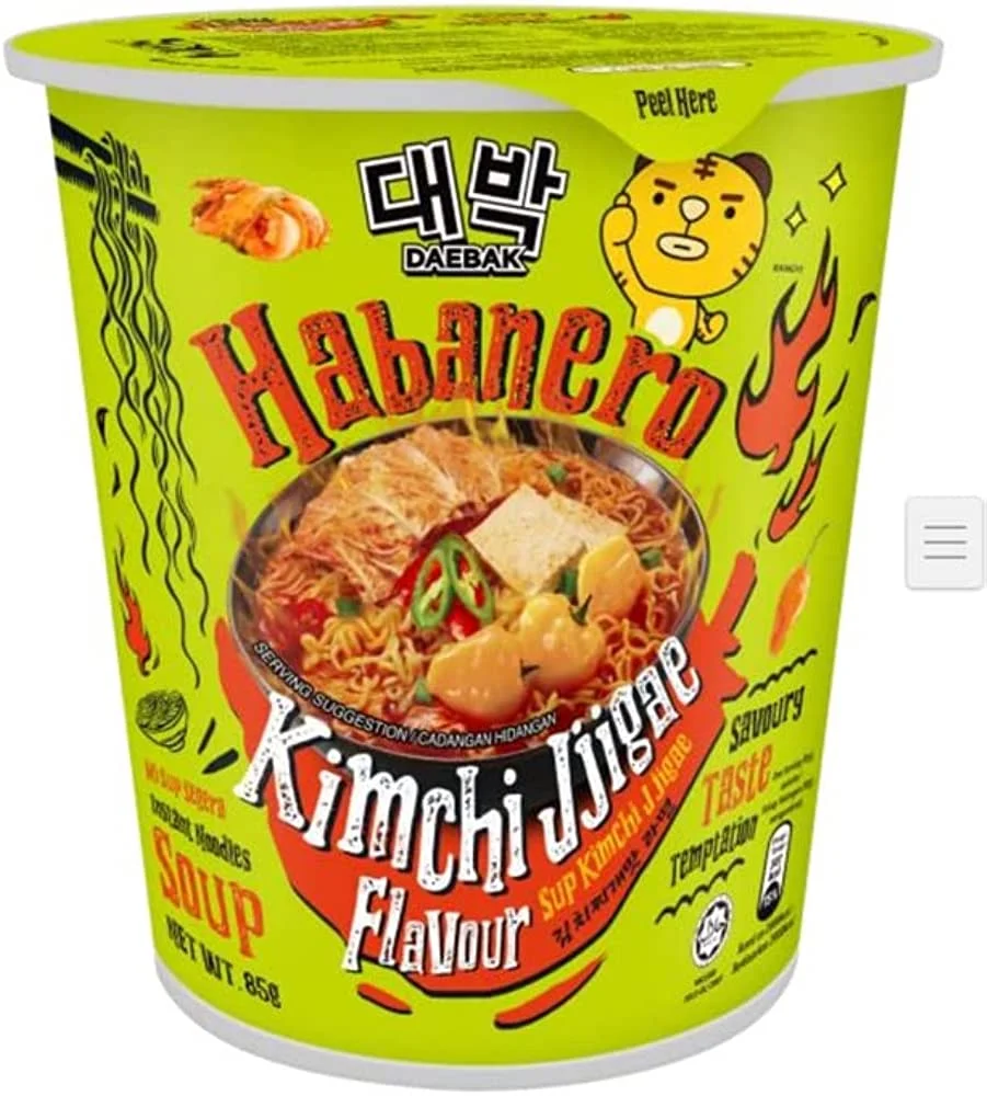 DAEBAK HABANERO KIMCHI JJIGAE RAMEN CUP 85GM