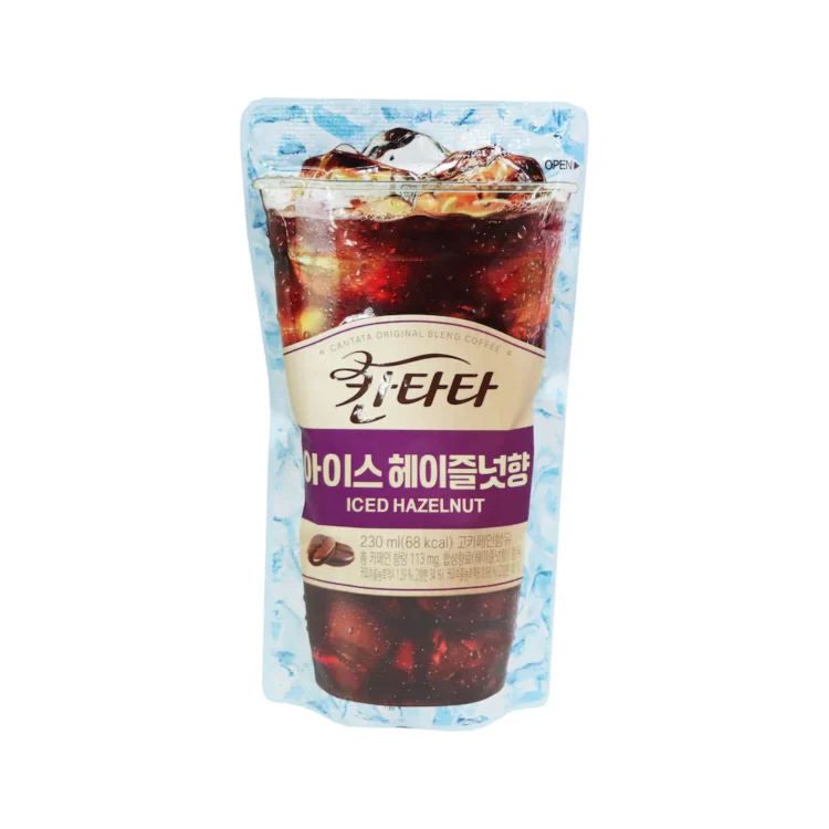 CANTATA ICED HAZELNUT POUCH DRINK 230ML