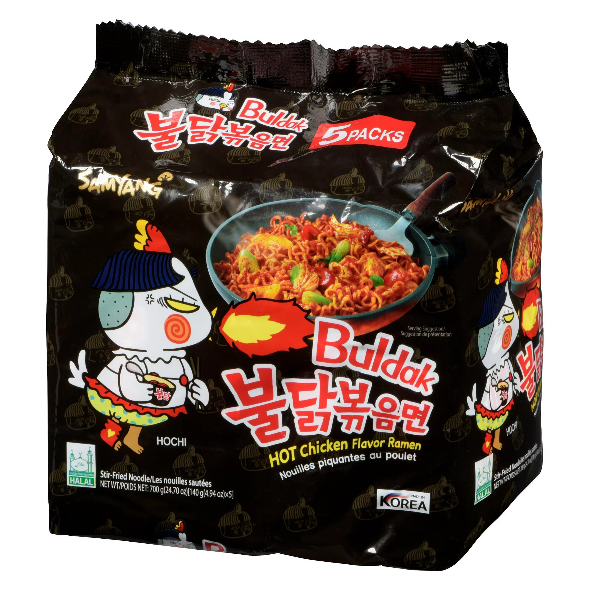 BULDAK HOT CHICKEN RAMEN MULTIPACK (140GM X 5)