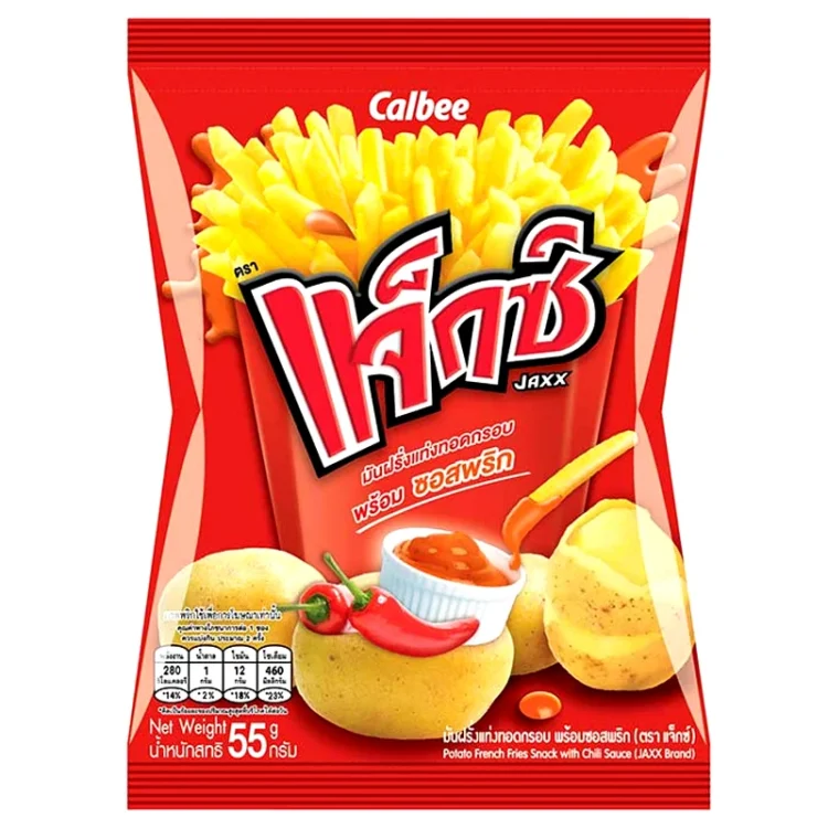 POTATO CHIPS WITH CHILI SAUCE 50GM