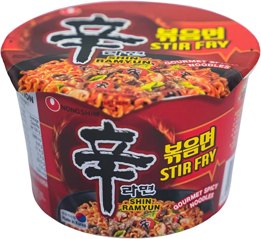 NONGSHIM SHIN RAMEN STIR-FRY BIG CUP 130GM