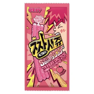 SUPER SOUR JELLY STRAWS PEACH 45GM