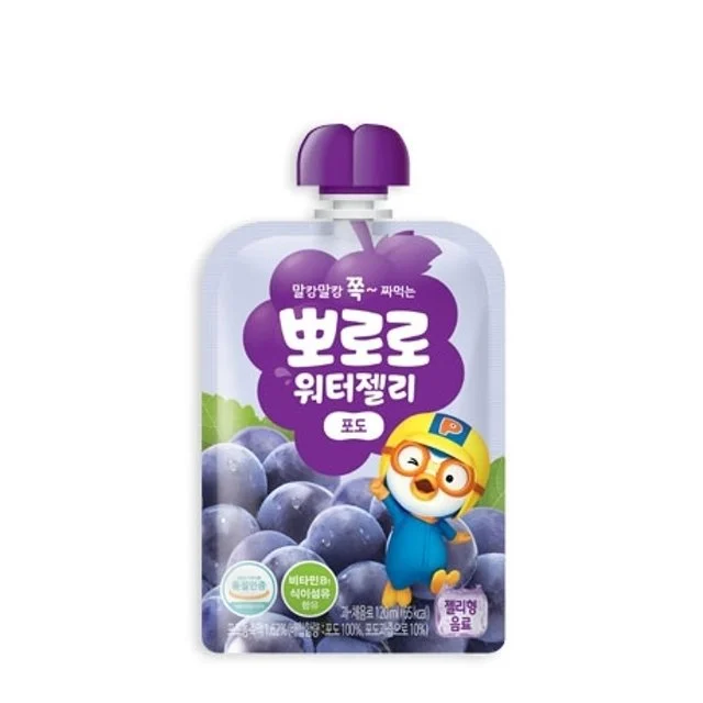 PORORO WATER JELLY GRAPE 120ML