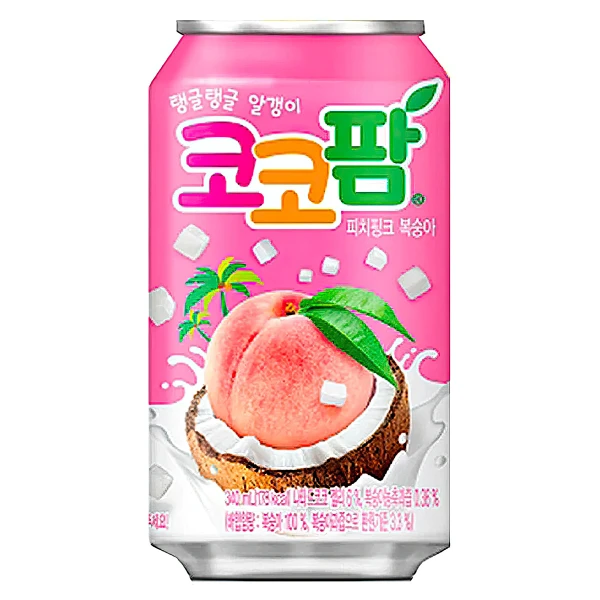 COCOPALM PINK PEACH DRINK 340ML