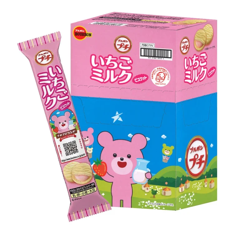 PETIT STRAWBERRY MILK BISCUIT 50GM