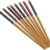 CHOPSTICK REUSABLE COLORFUL 5 PAIRS