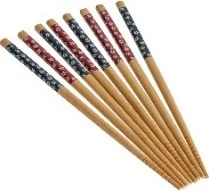 CHOPSTICK REUSABLE COLORFUL 5 PAIRS