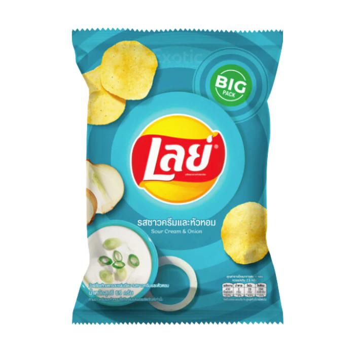 LAYS SOUR CREAM & ONION 48GM