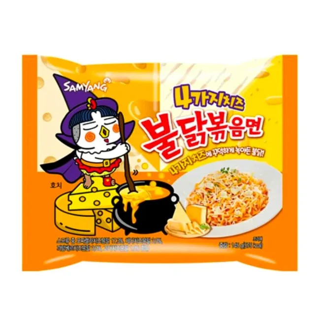 BULDAK QUATTRO CHEESE RAMEN 140GM