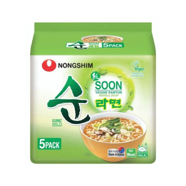 NONSHIM SOON RAMEN MULTIPACK (112GM X 5)