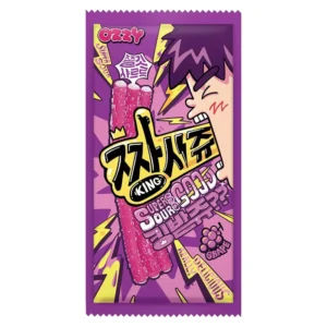  SUPER SOUR JELLY STRAWS GRAPE 45GM