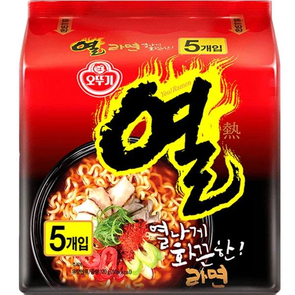 OTTOGI YEUL RAMEN MULTIPACK (120GM X 5)